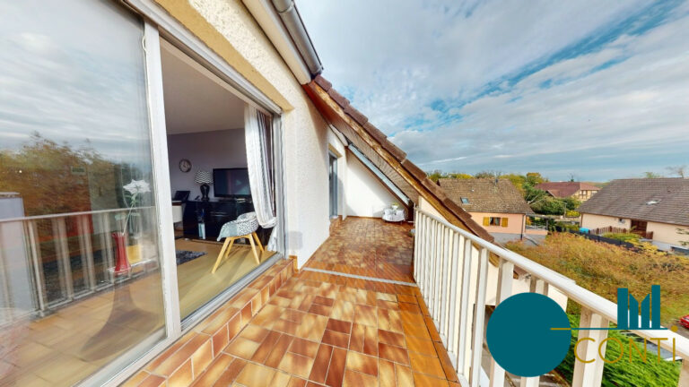 Fort potentiel pour cet appartement en dernier étage avec Terrasse et ascenseur - Ostwald